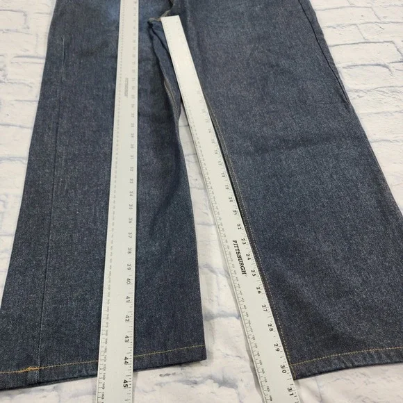 Rocawear MENS 42X30 Blue Denim Pants Baggy Gruge Emo Embroidered VINTAGE Y2K